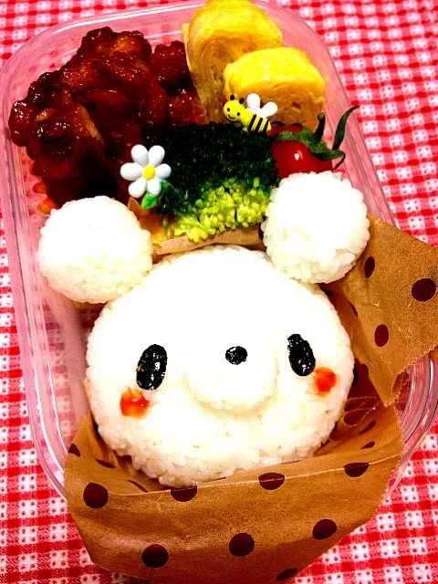 Snapdishの料理写真:久々ぉ弁当♡シロクマちゃん♡|えりさん