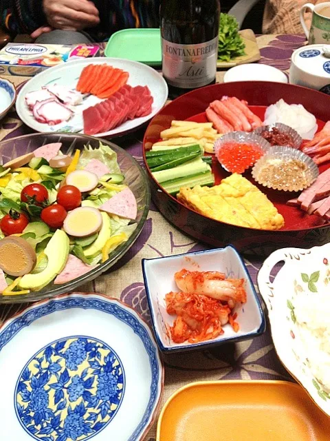 Snapdishの料理写真:かや家のひな祭り料理|かやさん