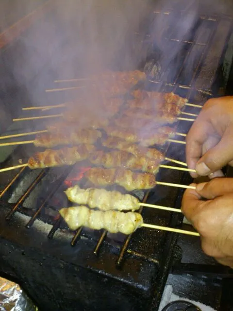 ボンジリの串焼き|三平さん