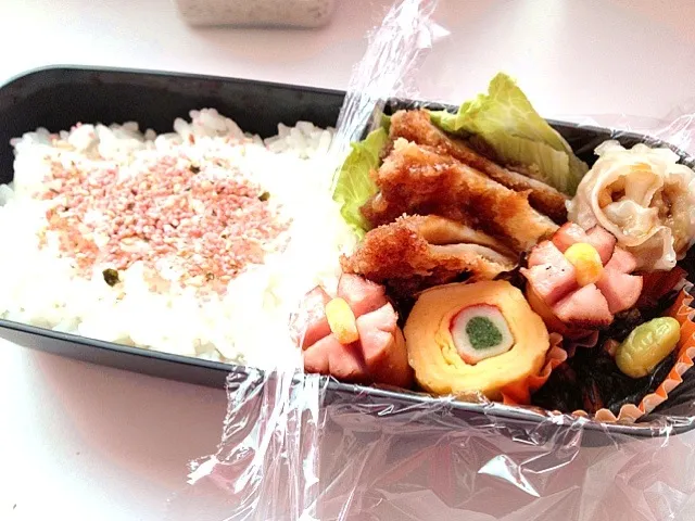 旦那ちゃまのお弁当『豚カツ弁当』|鈴木 美菜子さん