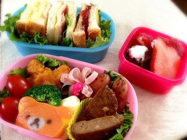 Snapdishの料理写真:幼稚園お弁当|さおりさん