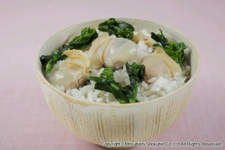 春にピッタリ！　菜の花とハマグリの炊き込みご飯|食の楽しさ無限大！ ＦＯＯＺＡさん