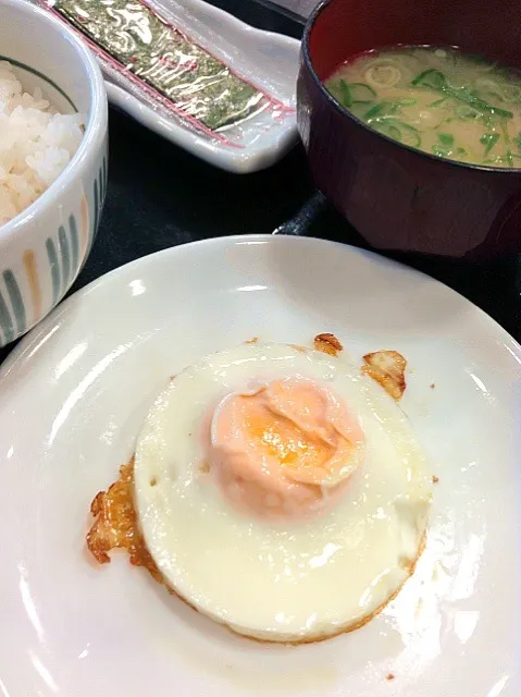 最悪の目玉焼き朝定食。|Takashi H.さん