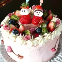 ひな祭りのケーキ🎂|ricoさん