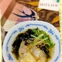 Wonton soup ワンタンスープ💠|Rikaさん