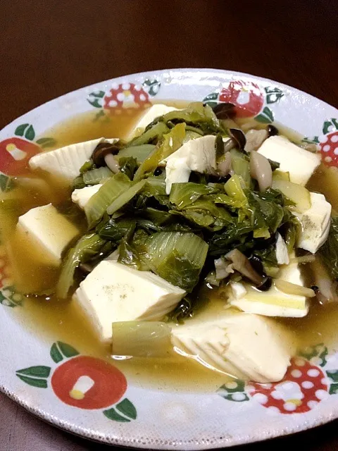 白菜と豆腐のあんかけ煮|ながのかおりさん