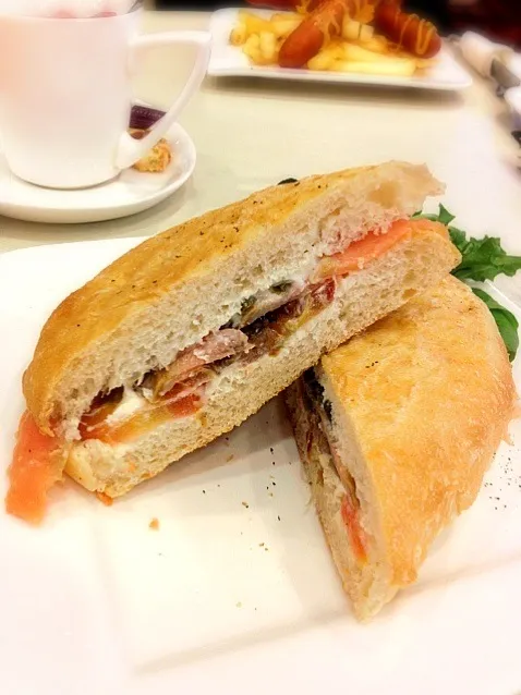 Smoked salmon sandwich|prissyさん