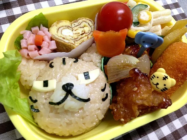 猫なめこ？お弁当〜😧|ひよさん