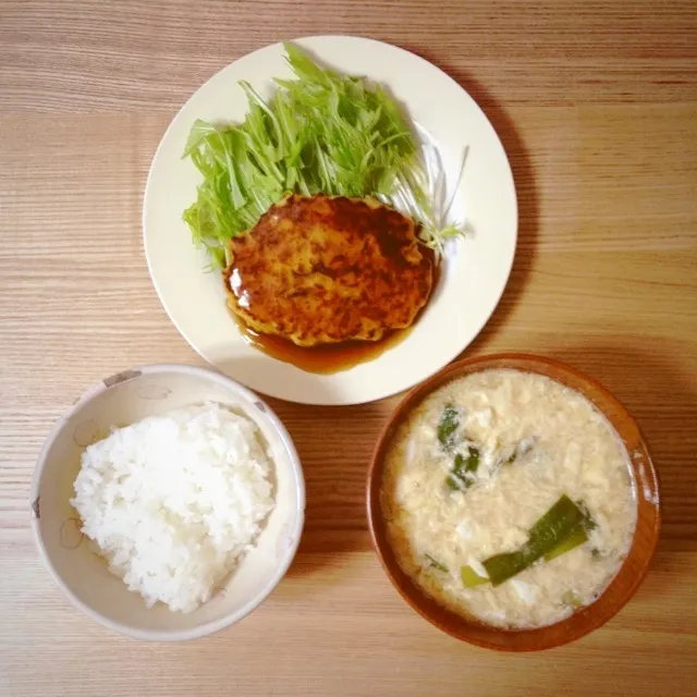 照り焼きつくねバーグ|さたーすさん