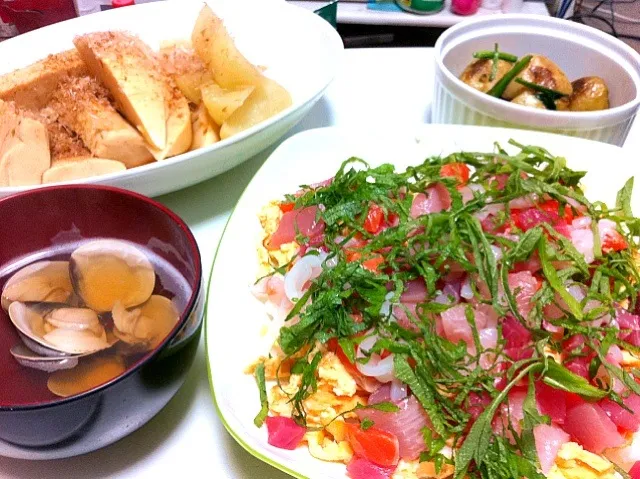 Snapdishの料理写真:ひな祭りdish|Junko Suzukiさん