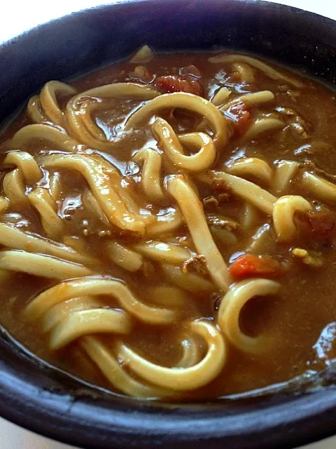 カレーうどん|ハムスターミエさん