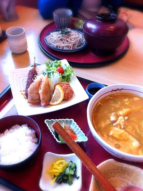 カレーうどんランチ|ゆうさくさん