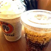 Snapdishの料理写真:Jco icedtea and choco berryfrappe|neil christian bagasalaさん