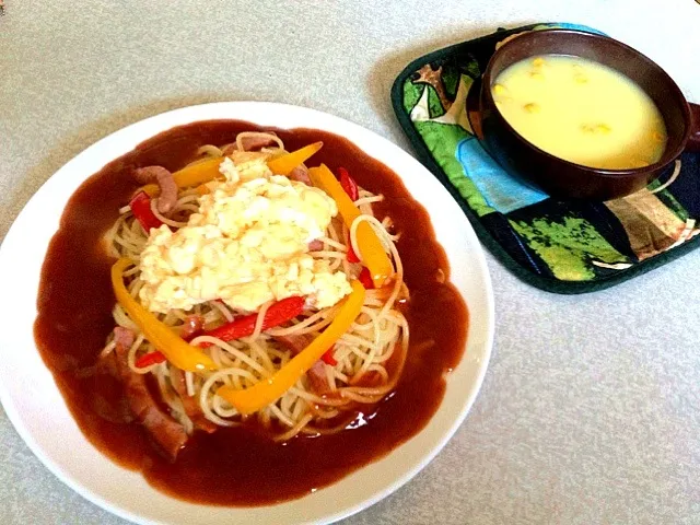 名古屋風あんかけパスタ|ミックさん