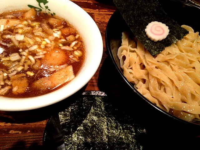 のり玉ひらつけ麺 ちょっと珍しい平打ち麺 美味かったー！|Keitaさん