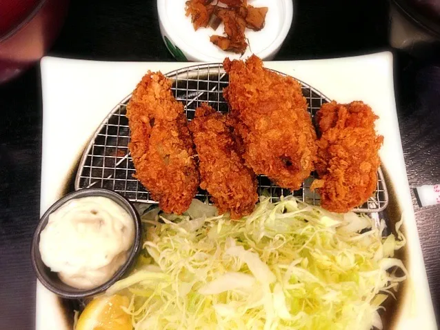 Fried oysters❤カキフライ御膳|🌈Ami🍻さん