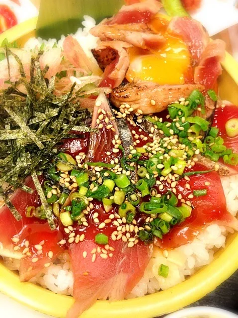 Bonito bowl🐟鰹漬け丼御膳|🌈Ami🍻さん