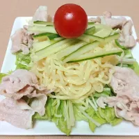 Snapdishの料理写真:冷しゃぶラーメンサラダ|＊琴音＊さん