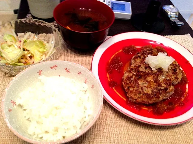 おろし豆腐ハンバーグ|あかりさん