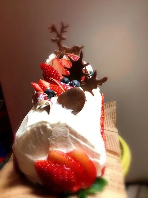 Snapdishの料理写真:クリスマスケーキ|omisosirukoさん