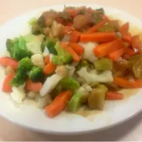 I can't wait to gobble up my teriyaki veggies for dinner!|Alena Eydlishさん