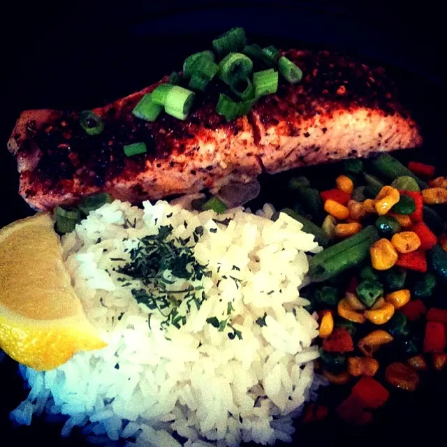 Snapdishの料理写真:Salmon Stake|Mrs. Beagleさん