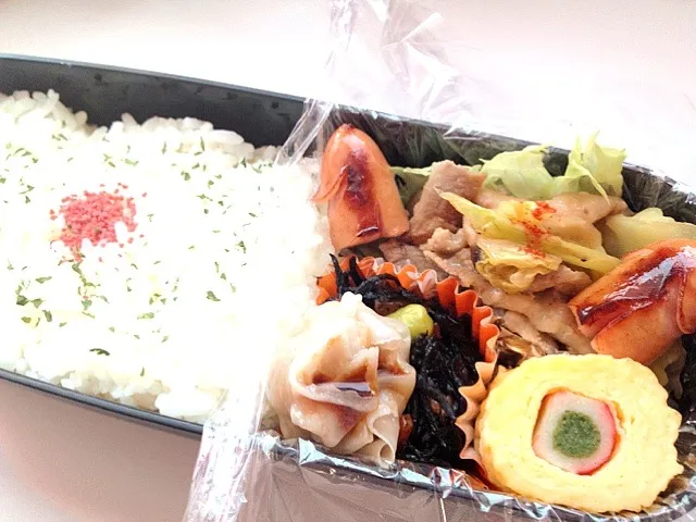 旦那ちゃまのお弁当『ガガっと味噌炒め弁当』|鈴木 美菜子さん