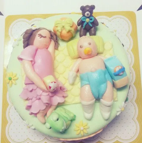 BABY fondant cake|nattawansgさん