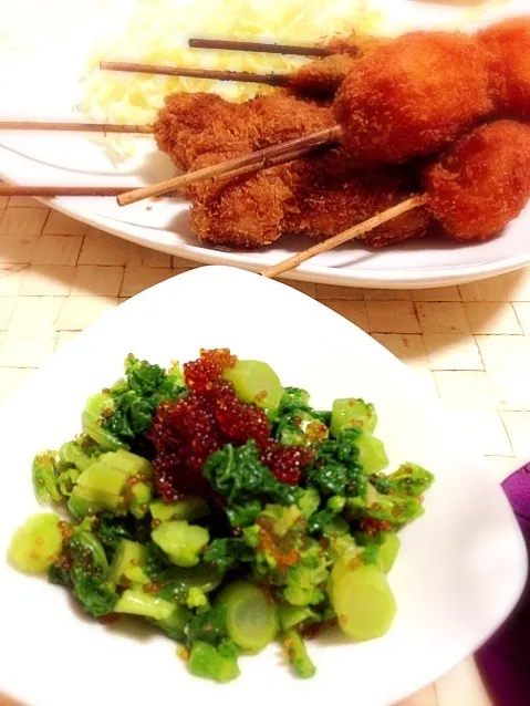 菜の花のトビコ和え|タカハシ ミカさん