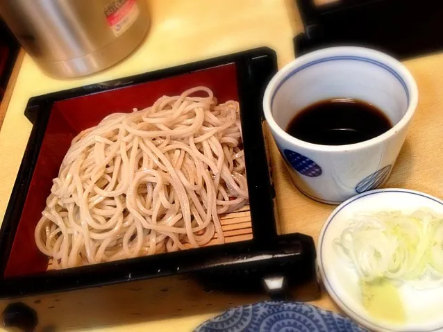 Snapdishの料理写真:〆のもり蕎麦@春日・岩本町|らーめん好き！さん