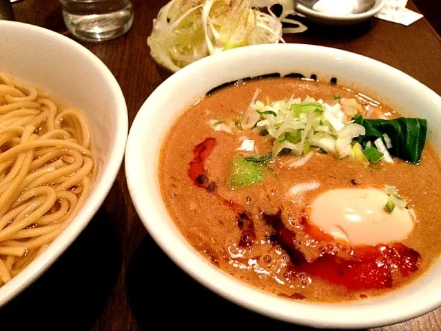 担々つけ麺 あつもり 煮卵入り|もりもり777さん