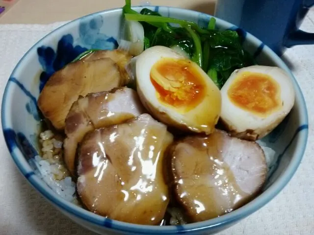 チャーシュー丼つくった|dさん