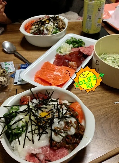 Seafood bowl 海鮮丼 （≧∇≦）|Rikaさん