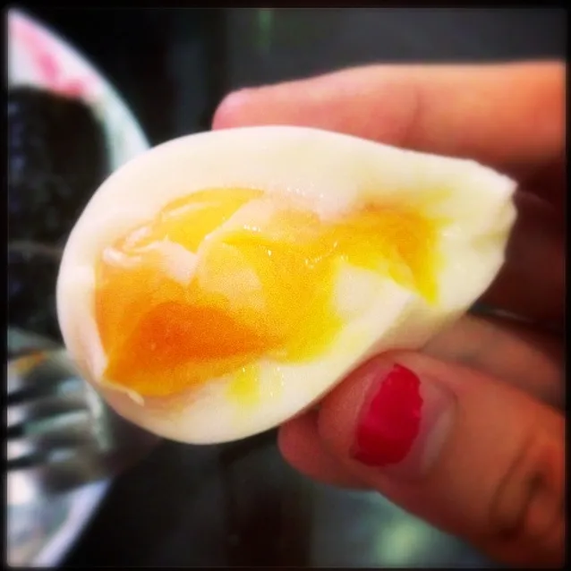 soft yolk boiled egg. 😊|해리さん