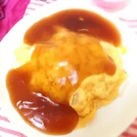 Snapdishの料理写真:簡単もやしたまごの中華あんかけ|たこさん