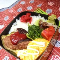 ピーマン、しいたけの肉詰め弁当|zakiさん