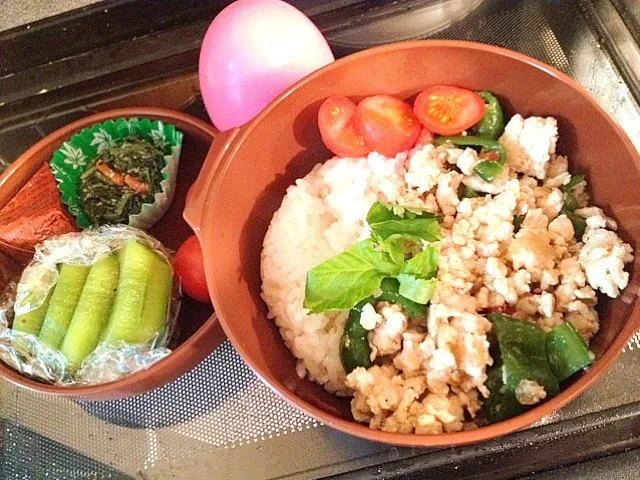 Snapdishの料理写真:ガパオ♡今日のお弁当|せいこ♡さん