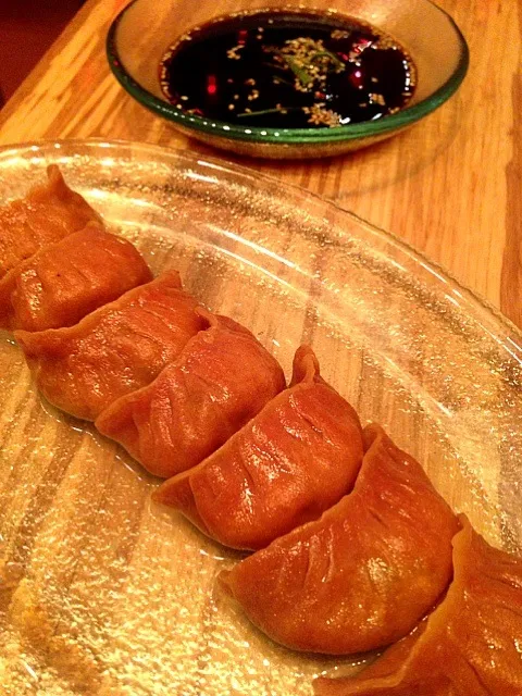 Snapdishの料理写真:Vegetable Dumplings made with Tomato Skin-infused Wontons|Ray Quirolgicoさん