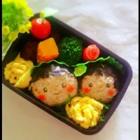 Snapdishの料理写真:仲良し兄妹弁当☆|久美子さん