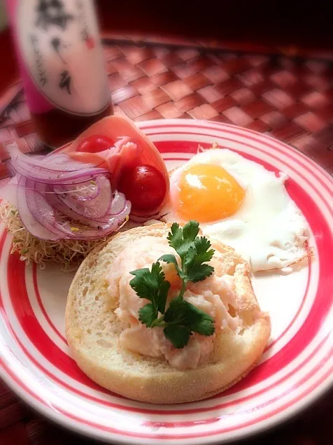 Potato salad of Cod roe sand🌸タラモサラダサンド|🌈Ami🍻さん