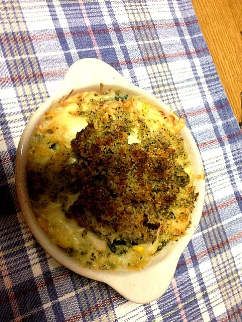 チキンの香草焼きグラタン|ピンコさん