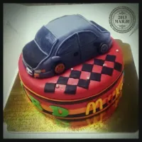 Snapdishの料理写真:car cake|nattawansgさん