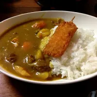 串カツカレー|こびらしょうへいさん