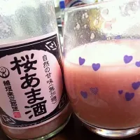 Snapdishの料理写真:桜あま酒|かおりんごさん