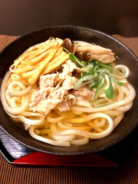 Snapdishの料理写真:京風 肉うどん|Go Satoさん