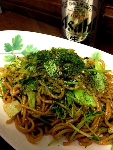 焼きそば / fried noodles with oyster sauce|鰻大好き❤さん