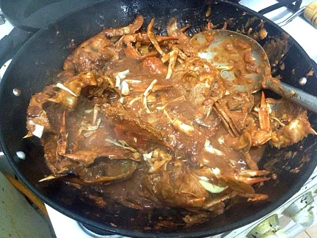 Snapdishの料理写真:My Singapore-Style Chili Crabs|jennifer tiamzonさん