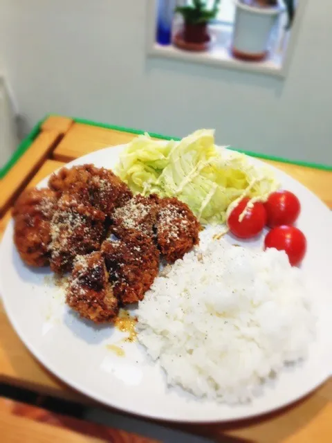 豚のこま切れ寄せ集め揚げ|JOさん