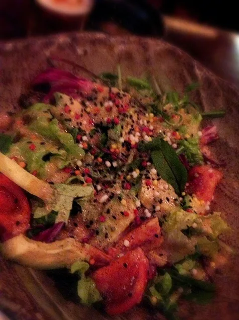 Potherb salad of fruit tomato&Avocado✨フルーツトマトとアボカドの香味野菜サラダ|🌈Ami🍻さん