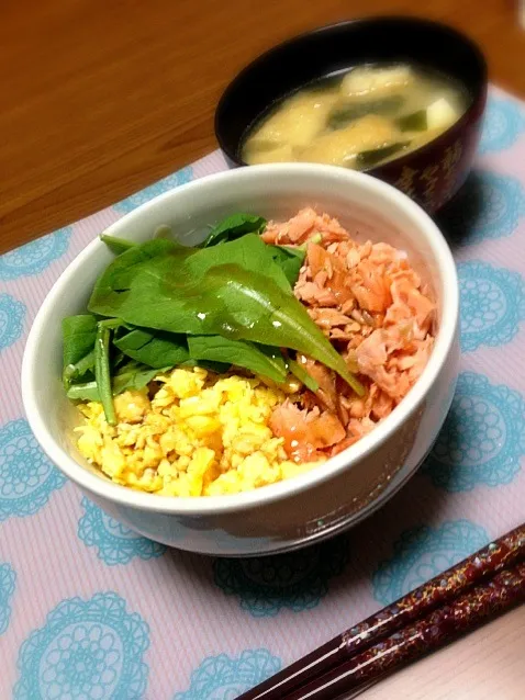 三色丼|あすかさん